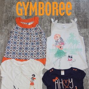 4 Gymboree Shirts - Girls - Size 7